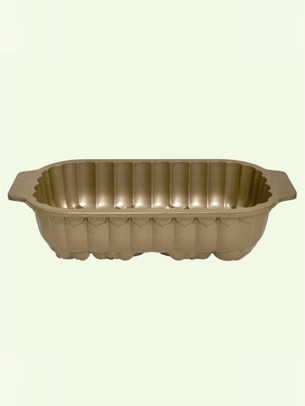 Nordic Ware Harvest Pumpkin Loaf Shimmery Light Gold 3D Baking Pan - Picture 6 of 8
